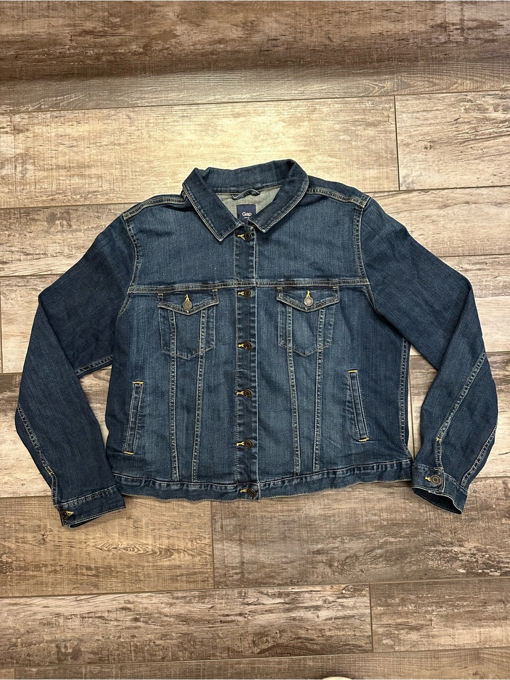 GAP Blue Classic Denim Jean Jacket